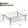 Simple Houseware Clear Glass Computer Monitor Stand Riser with Drawer