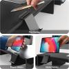 Simple Houseware Desk Dual Monitor Stand Riser with Drawer, Black(Black)