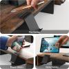 Simple Houseware Desk Dual Monitor Stand Riser with Drawer, Black(Rustic Brown)