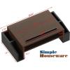 Simple Houseware Desk Monitor Stand Riser with Adjustable Organizer tray, Black(Espresso)