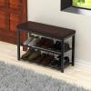 Simple Houseware Entryway Shoe Rack Bench Storage Organizer