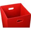 Simple Houseware Foldable Closet Laundry Hamper Basket, Black(Red)