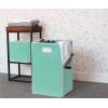 Simple Houseware Foldable Closet Laundry Hamper Basket, Black(Turquoise)