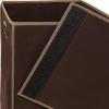 Simple Houseware Foldable Laundry Hamper Basket with Lid, Black(Bronze)