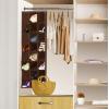 Simple Houseware Hanging Closet Organizers 24 Section Shoe Shelves, Gray(Brown)
