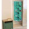 Simple Houseware Hanging Closet Organizers 24 Section Shoe Shelves, Gray(Turquoise)