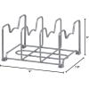 Simple Houseware Kitchen Houseware Organizer Pantry Rack, Silver(silver)