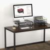 Simple Houseware Mesh Monitor Riser with Drawer, Black