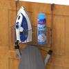 Simple Houseware Over-The-Door/Wall-Mount Ironing Board Holder, Chrome(Bronze)