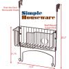 Simple Houseware Over-The-Door/Wall-Mount Ironing Board Holder, Chrome(Bronze)