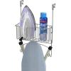 Simple Houseware Over-The-Door/Wall-Mount Ironing Board Holder, Chrome(Chrome)