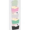 Simple Houseware Single Pocket Wall Mount for Hanging File Holderr, 5 Packs, Assorted Colors(Assorted – 5Pack)