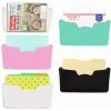Simple Houseware Single Pocket Wall Mount for Hanging File Holderr, 5 Packs, Assorted Colors(Assorted – 5Pack)