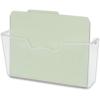 Simple Houseware Single Pocket Wall Mount for Hanging File Holderr, 5 Packs, Assorted Colors(Clear)