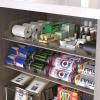 Simple Houseware Soda Can Organizer and Dispenser for Refrigerator / Pantry, Clear, Set of 2(2 Pack)