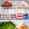 Simple Houseware Soda Can Organizer and Dispenser for Refrigerator / Pantry, Clear, Set of 2(4 Pack)