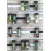 Simple Houseware Spice Gripper Clips Strips Cabinet Holder – 4 Strips, Holds 20 Jars, White(Black)