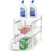 Simple Houseware Stackable Basket Drawer, White(White)
