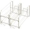 Simple Houseware Stackable Beverage Soda Can Dispenser Organizer Rack, White – 2 Pack(White)