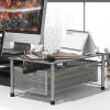 Simple Houseware Stackable Cabinet Basket Drawer Organizer, Silver(Silver)