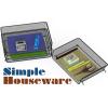 Simple Houseware Stackable Desk File Document Letter Tray Organizer, 3 Packs, Black(Black)