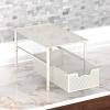Simple Houseware Stackable Under Sink Cabinet Sliding Basket Organizer Drawer, White(White)