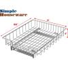Simple Houseware Under Cabinet Pull Out Sliding Shelf Drawer Organizer, 21″ D x 17″ W(17″ D x 13″ W)