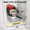 Simple Houseware Under Cabinet Pull Out Sliding Shelf Drawer Organizer, 21″ D x 17″ W(21″ D x 11″ W)