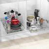 Simple Houseware Under Cabinet Pull Out Sliding Shelf Drawer Organizer, 21″ D x 17″ W(21″ D x 14″ W)