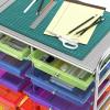 Simple Houseware Utility Cart with 12 Drawers Rolling Storage Art Craft Organizer, Multicolor(Multicolor)