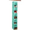 Simple Houseware 10 Shelves Hanging Shoes Organizer Holder for Closet, Grey(Turquoise)