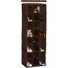 Simple Houseware Hanging Closet Organizers 24 Section Shoe Shelves, Gray(Brown)
