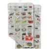 Simple Houseware Hanging Jewelry Storage Organizer, 80-Pocket with 5 Sizes for All Types of Accessories, Gray(2 Pack)