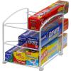 Simple Houseware Kitchen Box Organizer Wrap Rack Foil Holder, White, Set of 2(White)