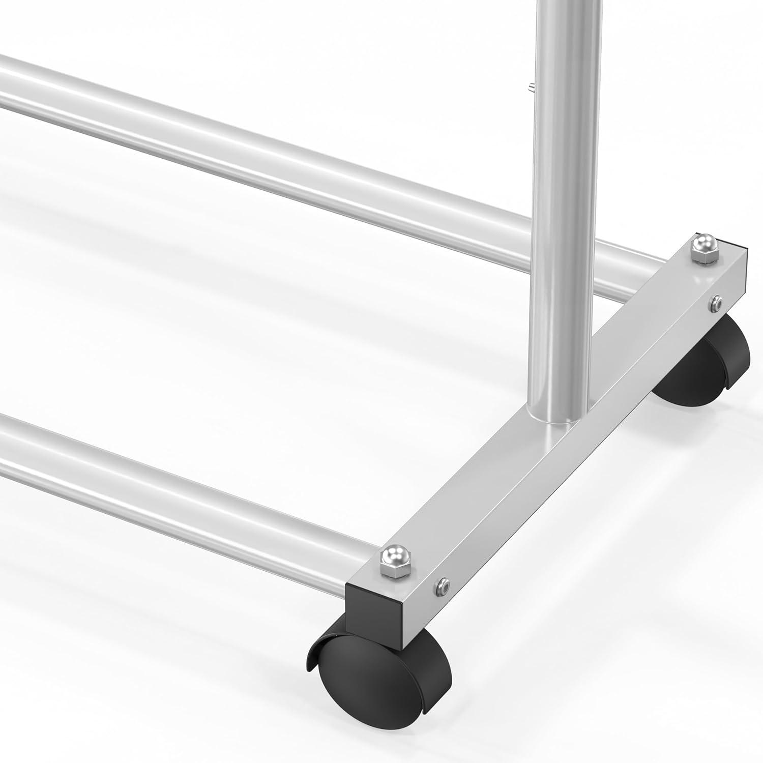 imageSIMPLE HOUSEWARE Standard Rod Garment Rack SilverSilver