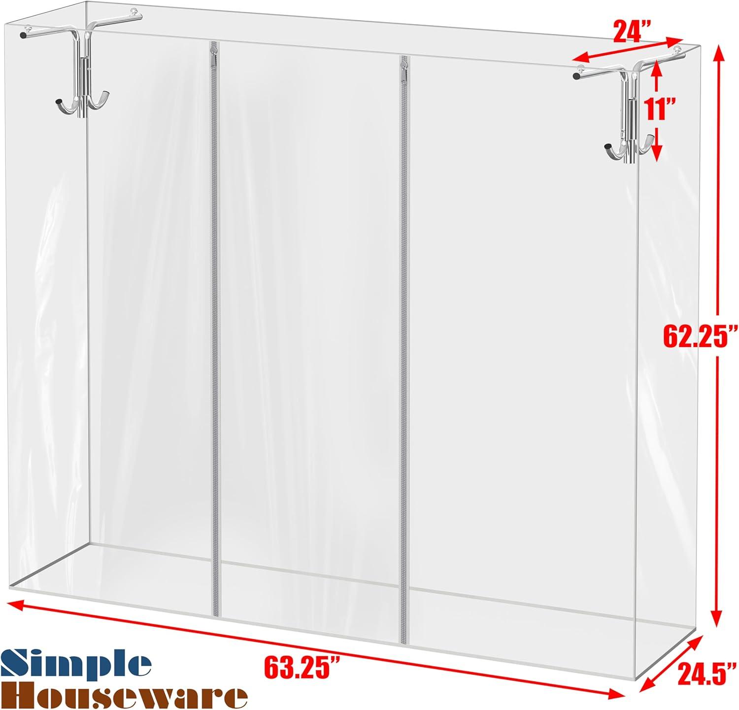 imageSimple Houseware Cover and Tube Bracket for SimpleHouseware ZBase Garment Rack Garment Rack NOT Included