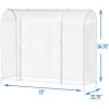 SIMPLE HOUSEWARE Clear Garment Rack Cover