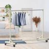 Simple Houseware Industrial Grade Z-Base Garment Rack, 500lb Load with 62 Inches Extra Long Bar, Gray(Gray)
