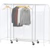 SIMPLE HOUSEWARE Clear Garment Rack Cover