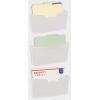 Simple Houseware Single Pocket Wall Mount for Hanging File Holder, 3 Packs, White(White)