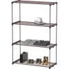 Simple Houseware 4 Tiers Wire Shelving Freestanding Organizer Storage Rack, Bronze