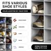 Simple Houseware 20 Section Shelves Hanging Shoes Organizer Holder for Closet, Gray