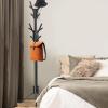 Simple Houseware Standing Coat and Hat Hanger Organizer Tree Shaped Rack for Entryway, Bedroom, and Hallway, 18 Hooks, Black(Black)