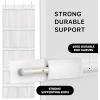 Simple Houseware Over the Door Stuffed Animal Storage Organizer, Hanging Toy Holder with 6 Mesh Pockets for Kids Room, White
