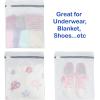 Simple Houseware Laundry Bra Lingerie Mesh Wash Bag (3 Medium)(3 Medium)