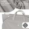 Simple Houseware 43-Inch Travel Garment Bag, Non-Woven Lightweight, Gray(43-Inch  1-Pack)