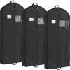 Simple Houseware 43-Inch Travel Garment Bag, Non-Woven Lightweight, Gray(60-Inch  3-Pack)