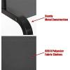 Simple Houseware 30 Inch Narrow Freestanding Garment Rack with Storage Shelf – Slim & Space-Saving Closet Organizer, Black