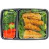 40 Pack – SimpleHouseware 2 Compartment Food Grade Meal Prep Storage Container Boxes (28 ounces)(16 Pack)