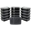 40 Pack – SimpleHouseware 2 Compartment Food Grade Meal Prep Storage Container Boxes (28 ounces)(16 Pack)